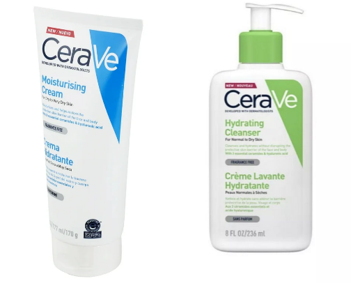 Dry, sensitive, acne-prone skin care. cover photo collage
