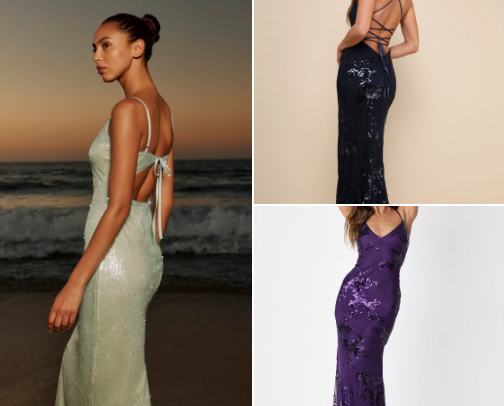 formal & prom dresses 🤍 cover photo collage