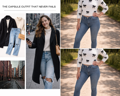 Main Character Energy Wardrobe cover photo collage