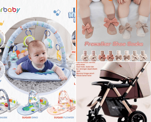 Baby Equipment Must Haves cover photo collage