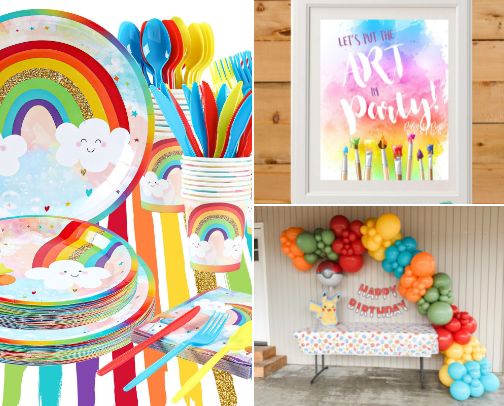Birthday Party Basics. cover photo collage