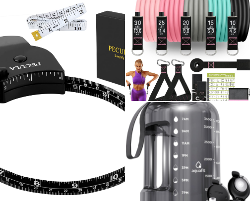 Postpartum Fitness Journey cover photo collage