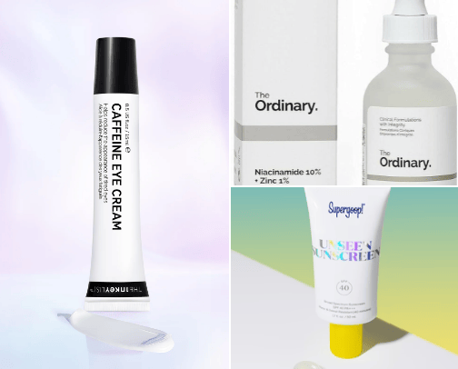 Beauty Products I Swear By cover photo collage
