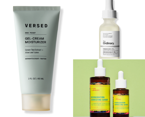 All things skincare products and beauty cover photo collage