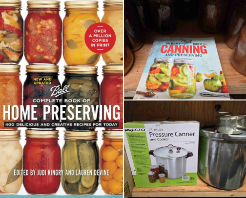 Canning/Food Preservation cover photo collage
