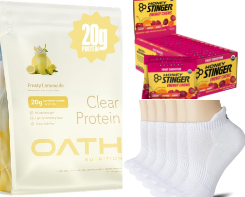 Half Marathon Prep Items cover photo collage