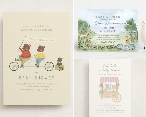 My Favorite Baby Shower Invitations - So Sweet & So Worth It cover photo collage