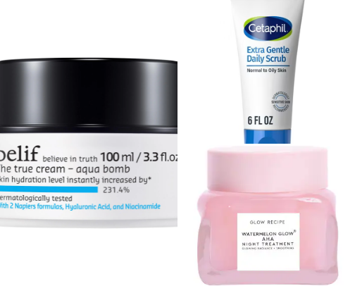 skincare and beauty items i actually use cover photo collage