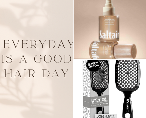 every day is a good hair day cover photo collage