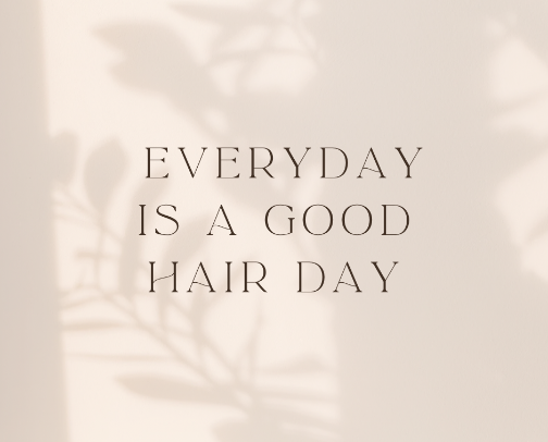 every day is a good hair day cover photo collage