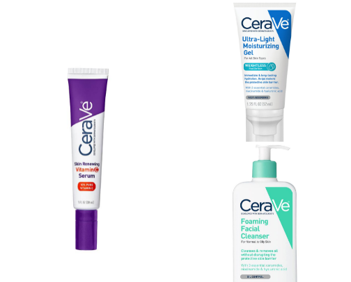 Skin care cover photo collage
