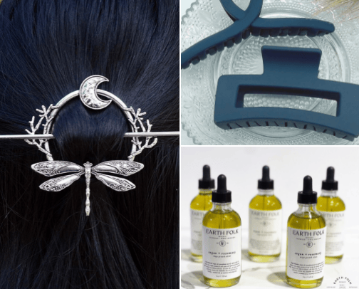 Curly hair Care cover photo collage