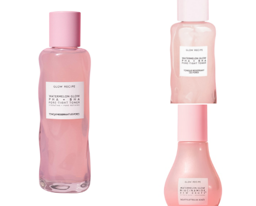 My skincare recommendations cover photo collage
