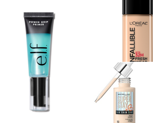 Best drugstore makeup cover photo collage