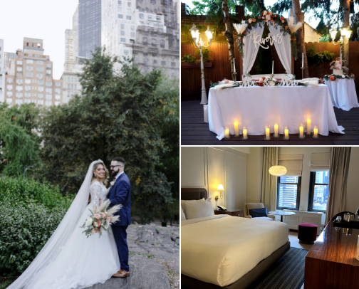 New York Wedding cover photo collage