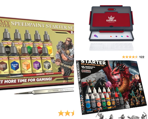 Holiday Gifts for Minature Painters. cover photo collage