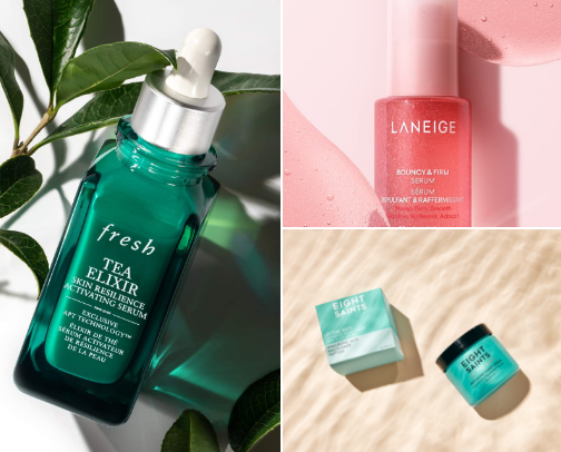 Anti-aging Skincare cover photo collage