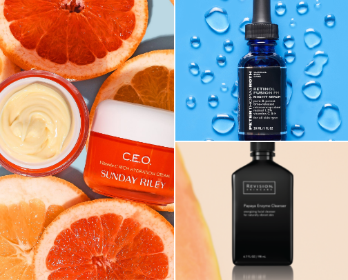 Anti-aging Skincare Routine cover photo collage