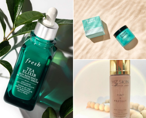 Anti-aging Skincare cover photo collage
