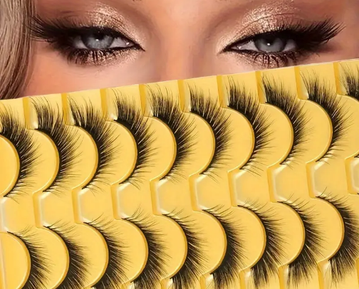 False lashes recommendation cover photo collage