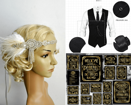 For Those Pesky Theme Parties cover photo collage