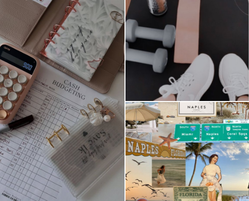 2026 Vision Board cover photo collage