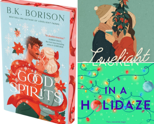 🎄My Holiday TBR🎄 cover photo collage