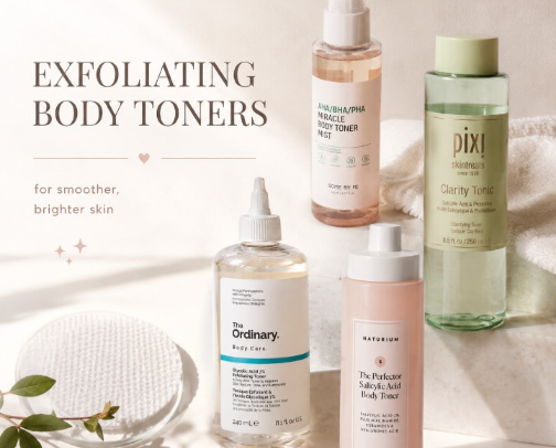 Best Body Exfoliating Toners for Smoother Skin 💖 cover photo collage