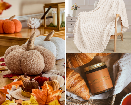 Cosy Season Home Aesthetic: Warm, Soft & Dreamy Autumn–Winter Decor cover photo collage
