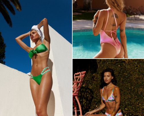 Swim the waves 👙🌊🤪✨ cover photo collage
