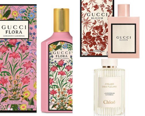 My favourite perfumes cover photo collage