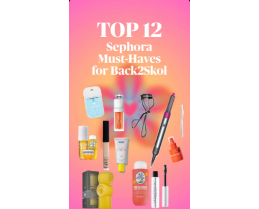 Sephora Must Haves For back to school!!! cover photo collage