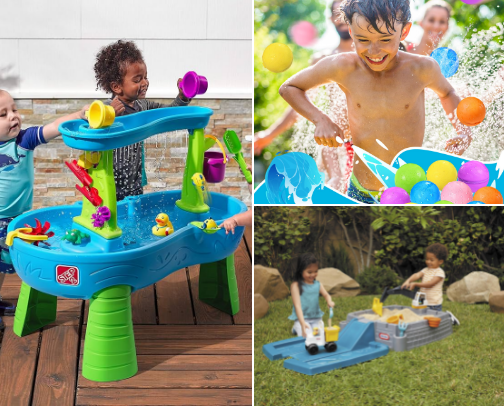 At Home Summertime Fun for Toddlers cover photo collage