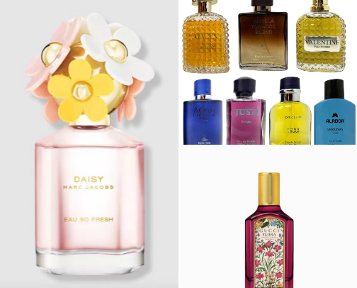 Fragrance cover photo collage