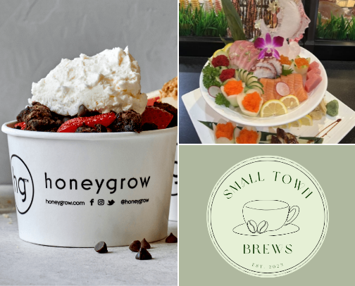 My favorite local food spots! cover photo collage