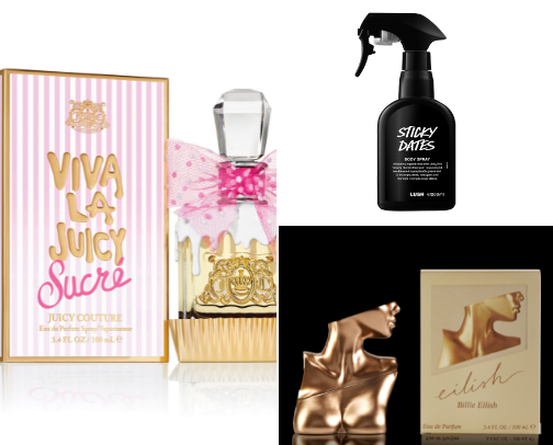 Gourmand for the girlsssss ; Perfumes ! cover photo collage