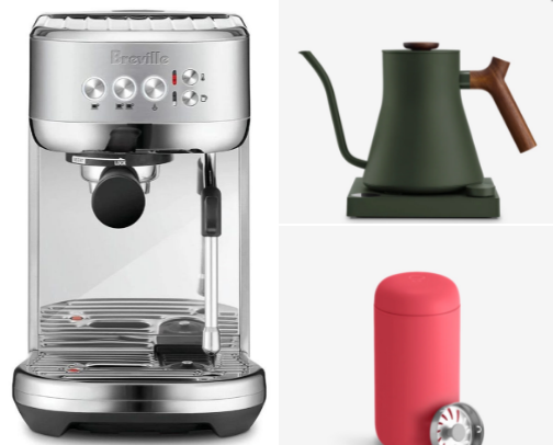 The Specialty Coffee Station: 15 Premium Bar Essentials cover photo collage