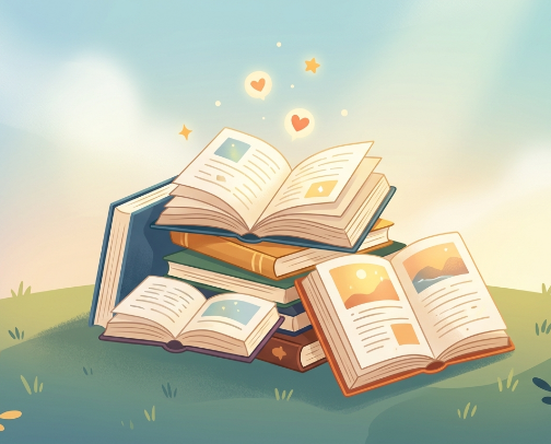 Books That Actually Stuck. cover photo collage