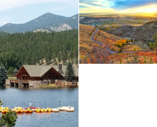 Day Trips from Denver: Mountain Towns, Lakes & Trails cover photo collage
