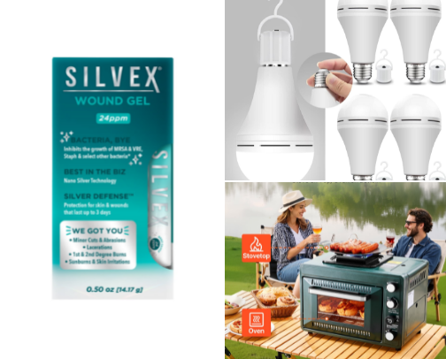 Survival, camping and the outdoors cover photo collage