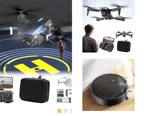 Tech and Fun Electronics cover photo collage