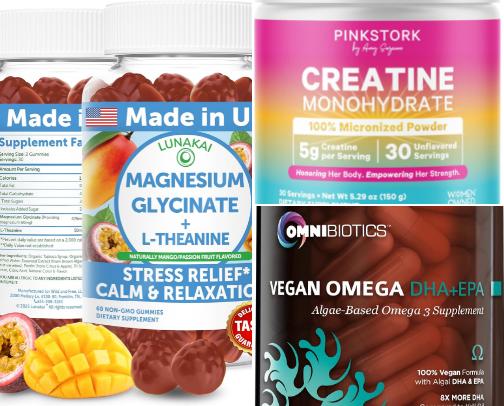 Perimenopause Supplements That Actually Help cover photo collage