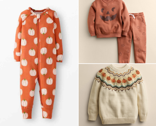 Fall/Halloween Baby & Toddler Outfits cover photo collage