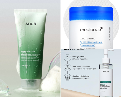 Korean Skincare cover photo collage