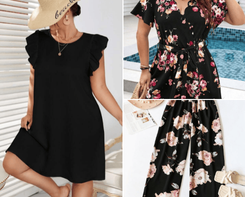My favorite pieces / SHEIN Plus size cover photo collage