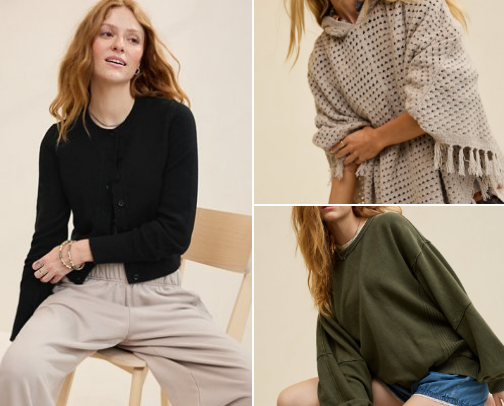 🍂 Fall Fashion Favorites: Cozy Girl Era cover photo collage