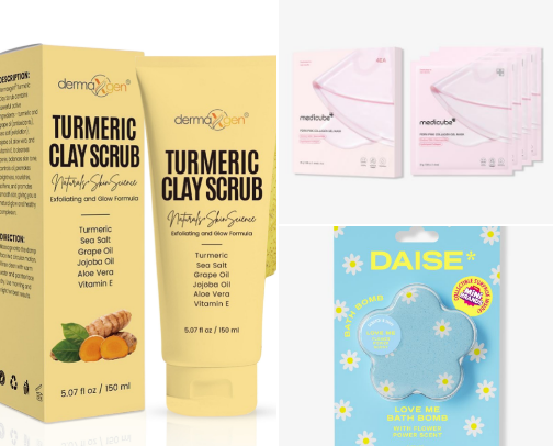 At-home spa kit cover photo collage