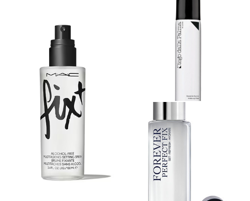 Setting spray high quality cover photo collage