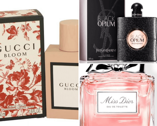 My favorite perfumes cover photo collage