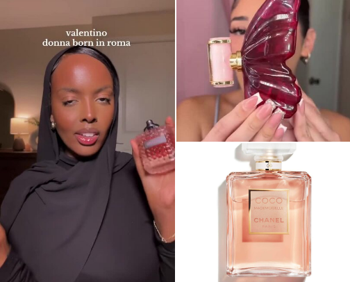 Fragrance cover photo collage